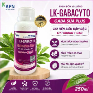 ￼Phân bón vi lượng có chất điều hoà sinh trưởng Gaba sữa chai 500ml của An phát nông, GA3 và Cytokinin, kích rễ, đâm chồi