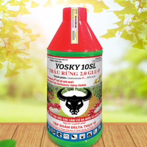 Thuốc trừ cỏ sinh học Yosky Trâu rừng 2.0 Glu-P 900ml