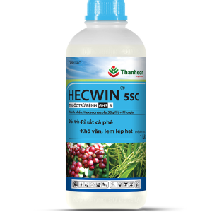 ￼Hecwin 5SC chai 1lít - Thanh Sơn Hóa Nông – thuốc đặc trị bệnh rỉ sắt, phấn trắng, nấm hồng
