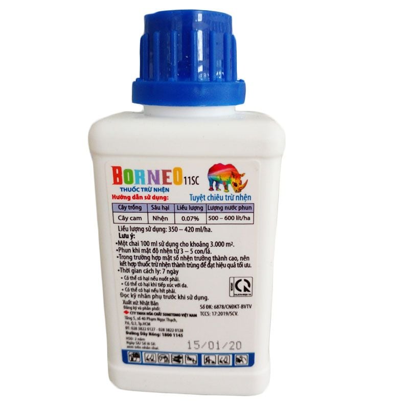 Thuốc Trừ Nhện BORNEO 11SC | Tuyệt Chiêu Trừ Nhện Đỏ – Nhện Vàng Hiệu Quả Cao - Ảnh 3