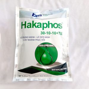 HAKAPHOS 30-10-10+TE GÓI 100GR - ĐỌT BUNG MẠNH, LÁ TƯƠI XANH, CÂY NHANH PHỤC HỒI