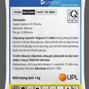 Cuprofix Dispress 77.15WG – Thuốc Trừ Bệnh Nấm Vi Khuẩn Hiệu Quả