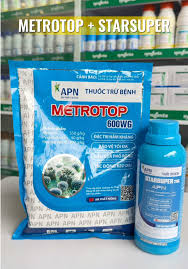 Bộ Đôi METROTOP 600WG + STARSUPER – Trị Nấm Mạnh, Phục Hồi Nhanh, Xanh Lá Tốt