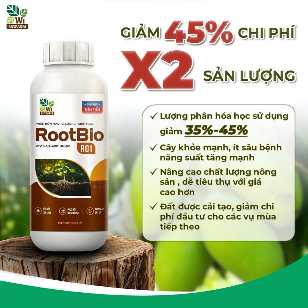RootBio R01 Gel Sinh Học – Siêu Kích Rễ, Bung Đọt Mạnh, Tăng Năng Suất Cây Trồng - Ảnh 4