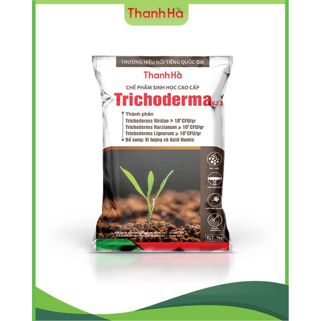 Trichoderma VJ3 Thanh Hà 1Kg | Xử Lý Đất - Phòng tuyến trùng - Ủ Phân Hữu Cơ - Khử Mùi Chuồng Trại - Cải Tạo Đất Trồng - Ảnh 6